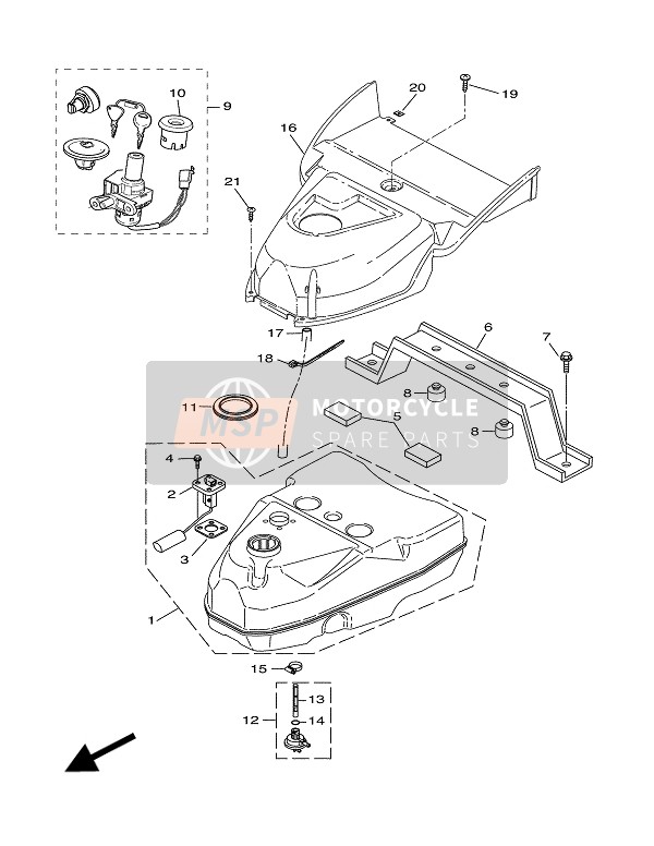 5ADH25520000, Cap, Switch, Yamaha, 5